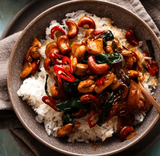 Thai Cashew Chicken Stir-Fry